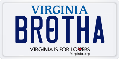 VA license plate BROTHA