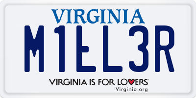 VA license plate M1LL3R