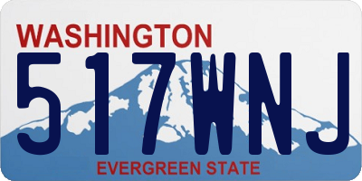 WA license plate 517WNJ