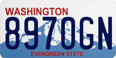 WA license plate 897OGN