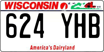 WI license plate 624YHB