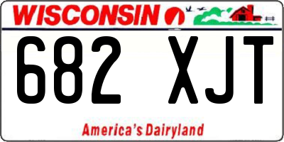 WI license plate 682XJT