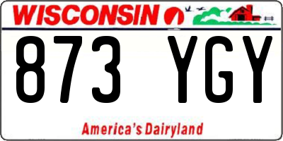 WI license plate 873YGY