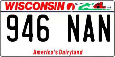 WI license plate 946NAN