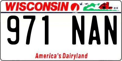 WI license plate 971NAN