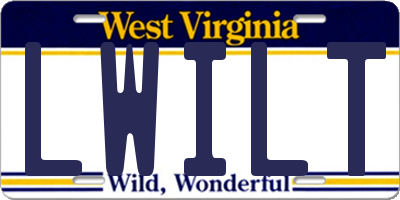 WV license plate LWILT