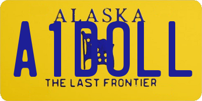 AK license plate A1DOLL