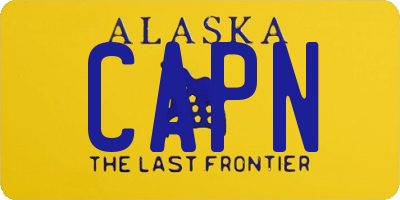 AK license plate CAPN