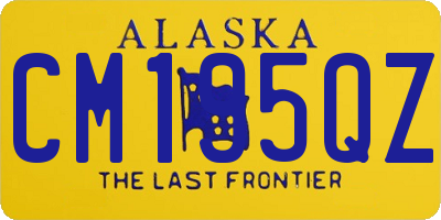 AK license plate CM195QZ