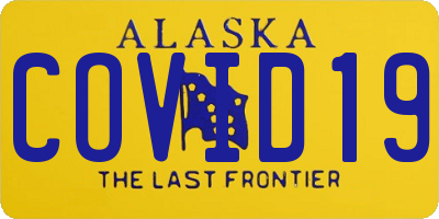 AK license plate COVID19