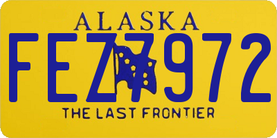 AK license plate FEZ7972