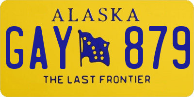 AK license plate GAY879