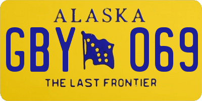 AK license plate GBY069
