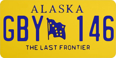 AK license plate GBY146