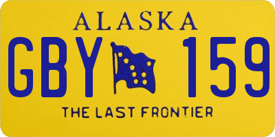 AK license plate GBY159