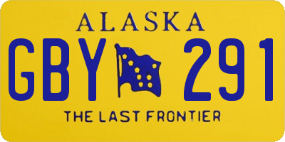 AK license plate GBY291