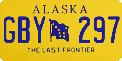 AK license plate GBY297