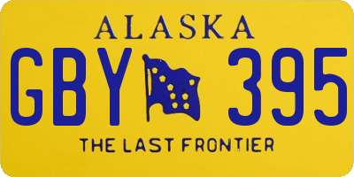AK license plate GBY395