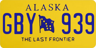 AK license plate GBY939
