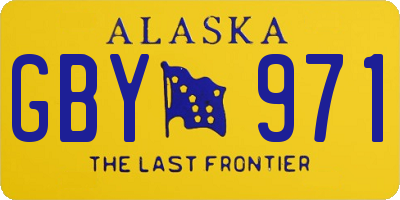 AK license plate GBY971