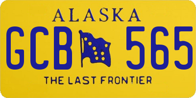 AK license plate GCB565
