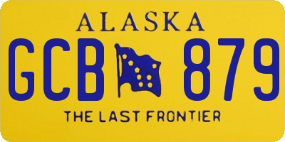 AK license plate GCB879