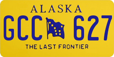 AK license plate GCC627