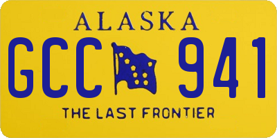 AK license plate GCC941