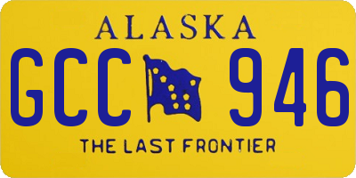 AK license plate GCC946