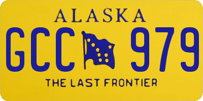 AK license plate GCC979