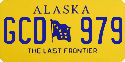 AK license plate GCD979