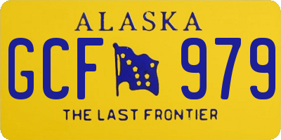 AK license plate GCF979