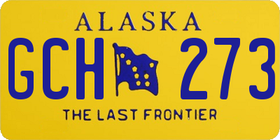 AK license plate GCH273