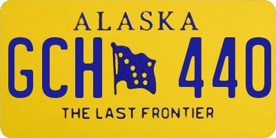 AK license plate GCH440