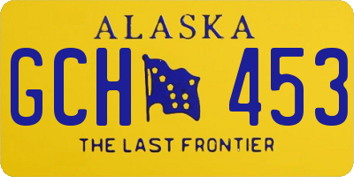 AK license plate GCH453