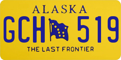 AK license plate GCH519