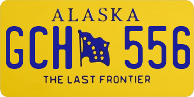 AK license plate GCH556