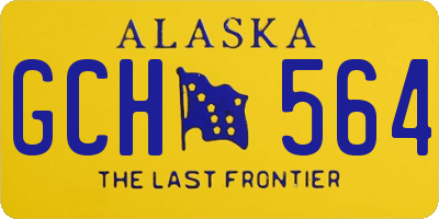 AK license plate GCH564