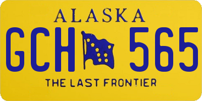 AK license plate GCH565