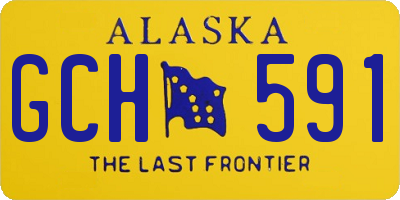 AK license plate GCH591