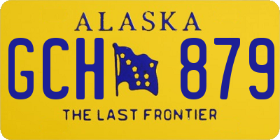 AK license plate GCH879