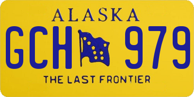 AK license plate GCH979