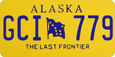 AK license plate GCI779