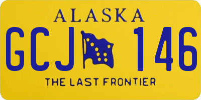 AK license plate GCJ146