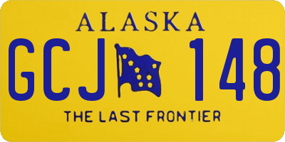 AK license plate GCJ148