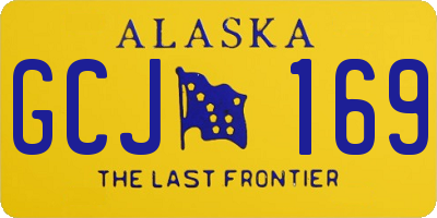 AK license plate GCJ169