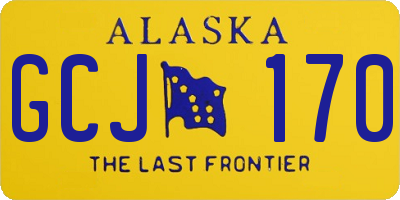 AK license plate GCJ170