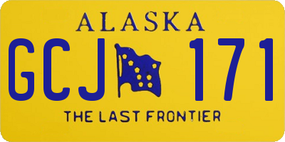 AK license plate GCJ171