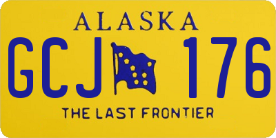 AK license plate GCJ176