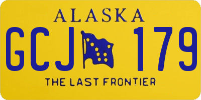 AK license plate GCJ179